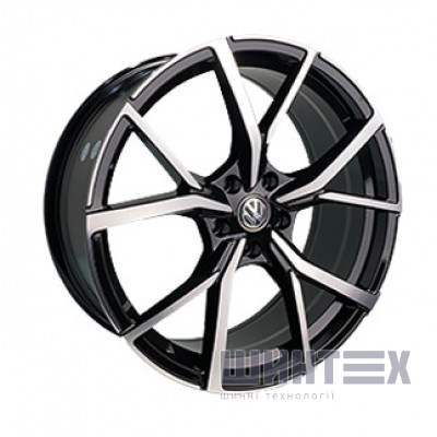 Replica VV5499 8x19 5x112 ET35 DIA57.1 BKF