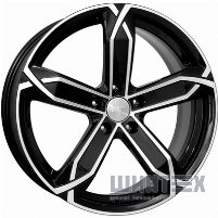 K&K X-fighter 8x19 5x100 ET42 DIA67.1 Алмаз черн