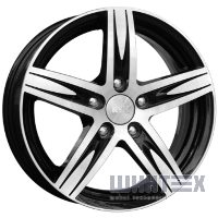 K&K Андорра 7x17 5x114.3 ET38 DIA66.1 Алмаз черн