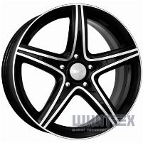 K&K Барракуда (КС567) 7.5x17 5x108 ET35 DIA67.1 Алмаз черн