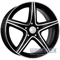 K&K Барракуда (КС567) 7.5x17 5x108 ET35 DIA67.1 Алмаз черн