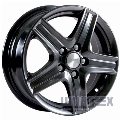 Skad Магнум 6x15 4x100 ET48 DIA54.1 Алмаз черн№1