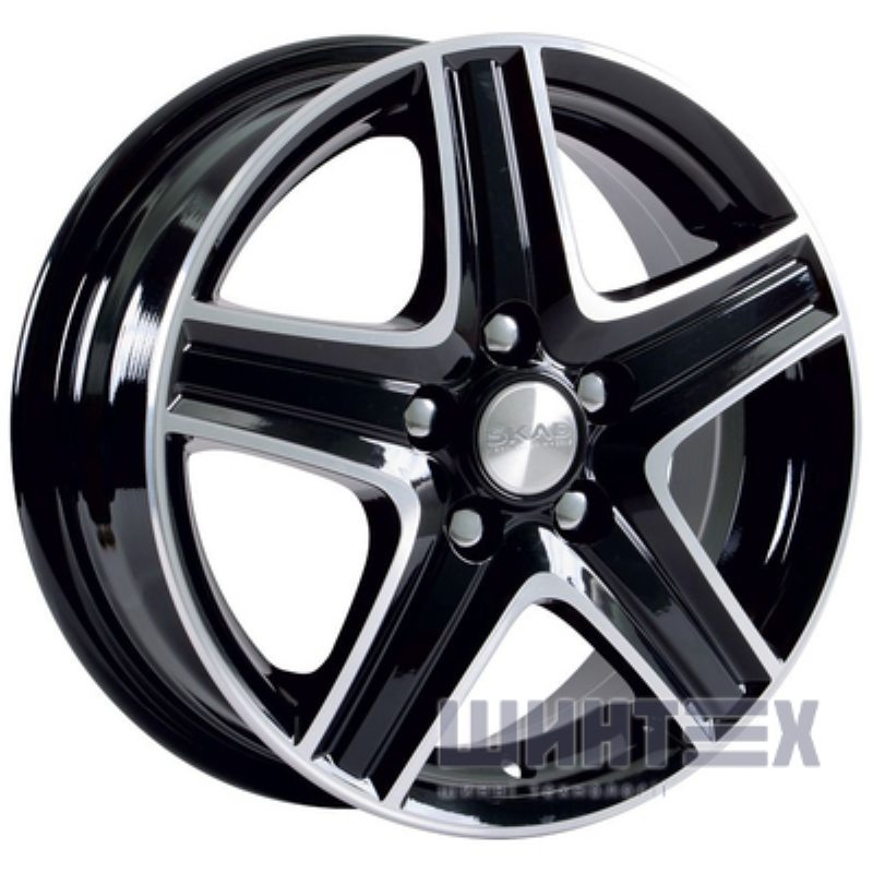 Skad Магнум 6x15 4x100 ET48 DIA54.1 Алмаз черн№2
