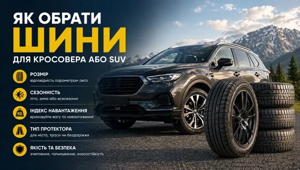 Як обрати шини для кросовера або SUV