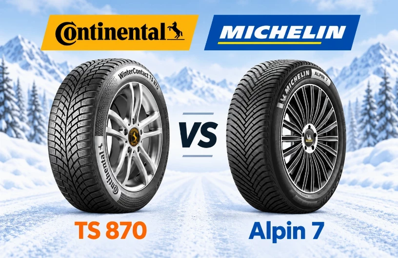 Continental WinterContact TS 870 чи Michelin Alpin 7: що краще для Києва та центральної України?